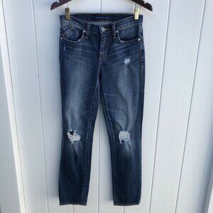 Rock & Republic Kaia Straight Leg Jeans Women's 4 M Blue Dark Wash